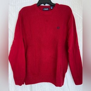 Red Knit Sweater. Size M